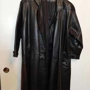 CLEARANCE-VTG Leather Coat by Michael Max, Women's 14/16